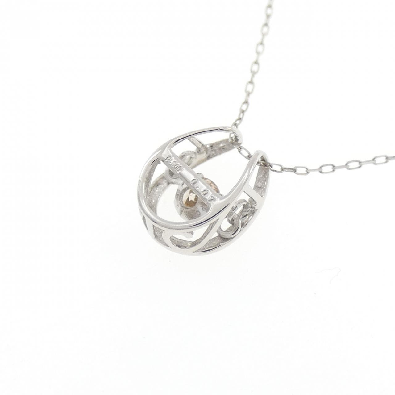 PT900 ダイヤモンド ネックレス 0.07CT