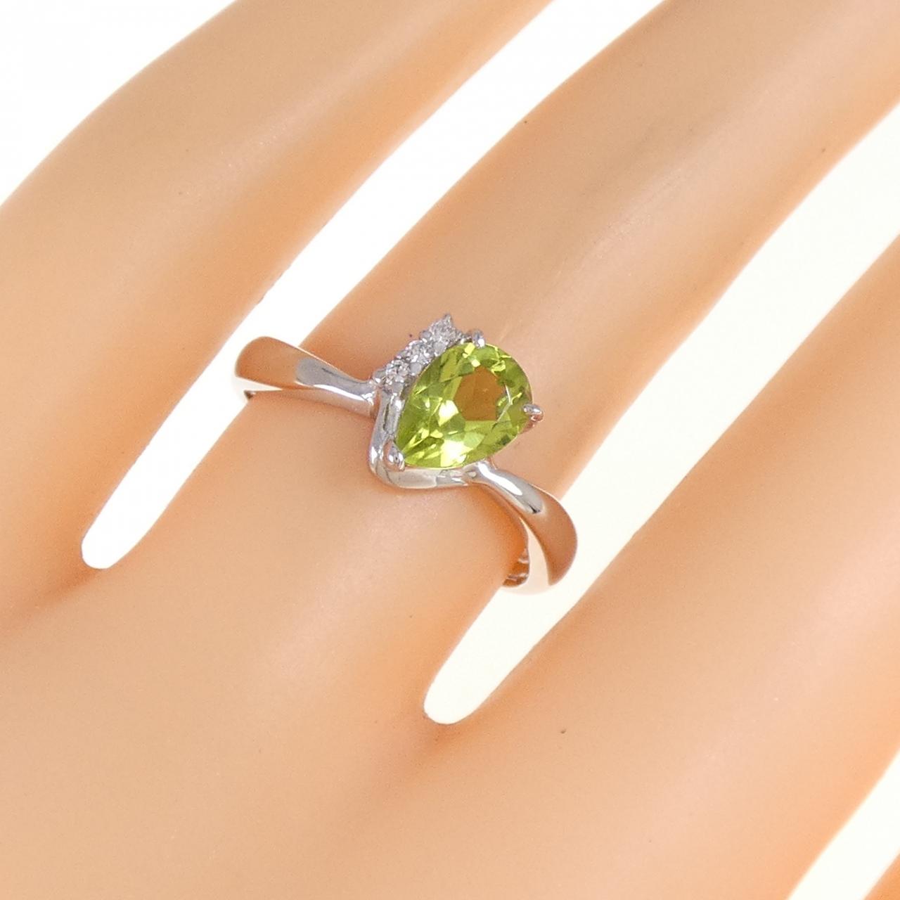 PT900橄欖石戒指 0.82CT
