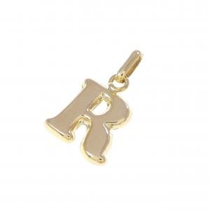 K18YG イニシャルR ペンダント