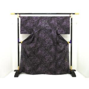 Single garment Saito Sansai vertical silk pattern