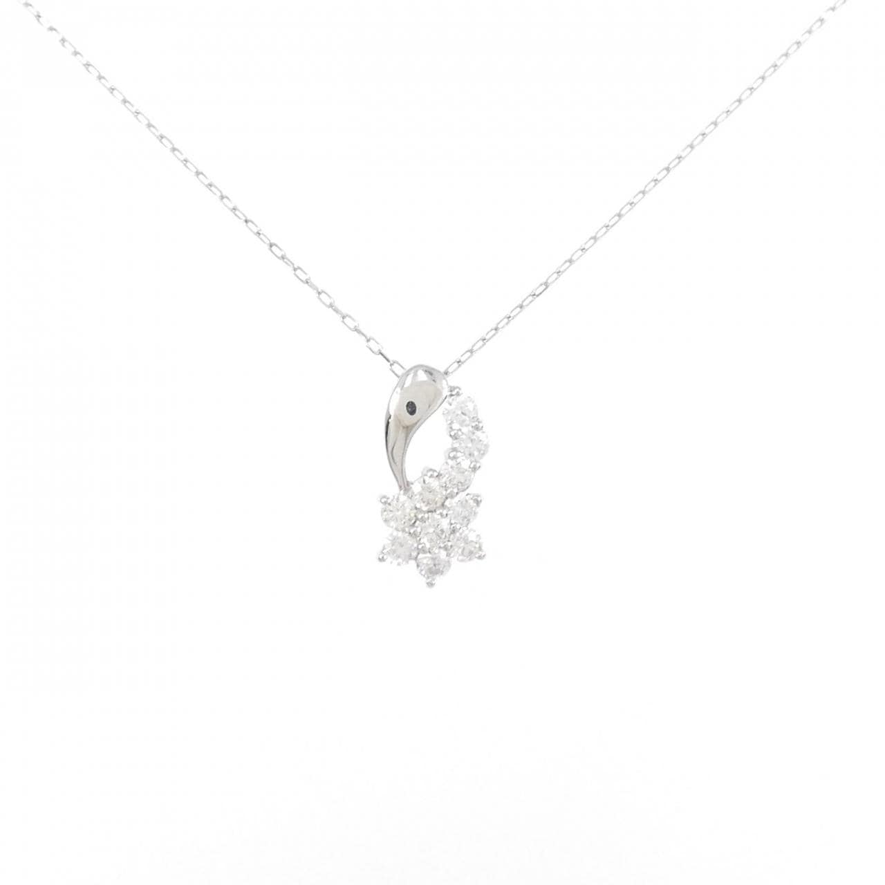 [BRAND NEW] PT Diamond Necklace 0.20CT