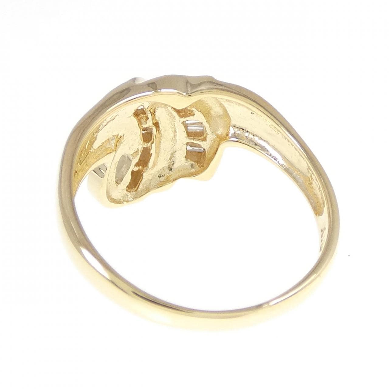 K18YG ダイヤモンド リング 0.22CT