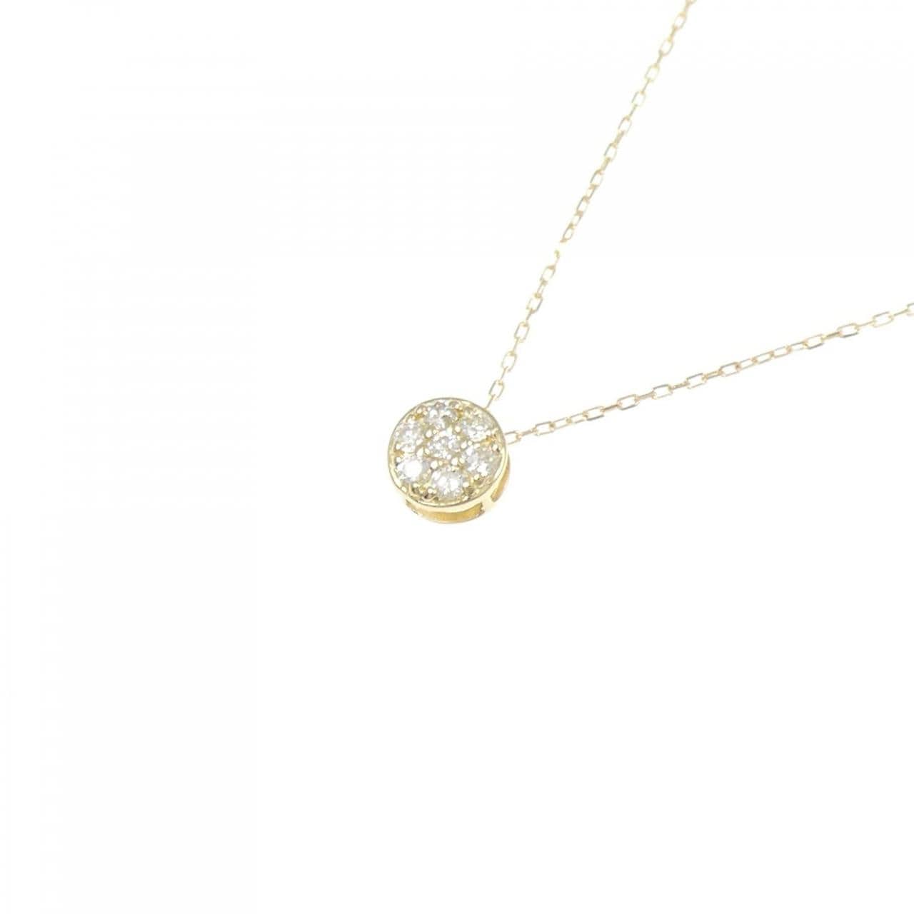 【新品】K18YG ダイヤモンド ネックレス 0.10CT