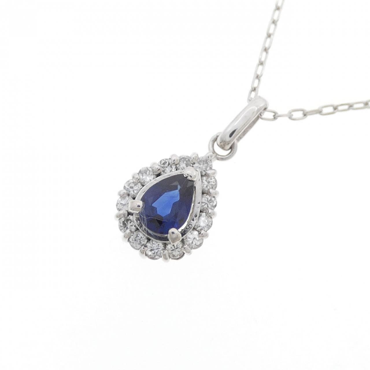 PT900/PT850 サファイヤ ネックレス 0.36CT