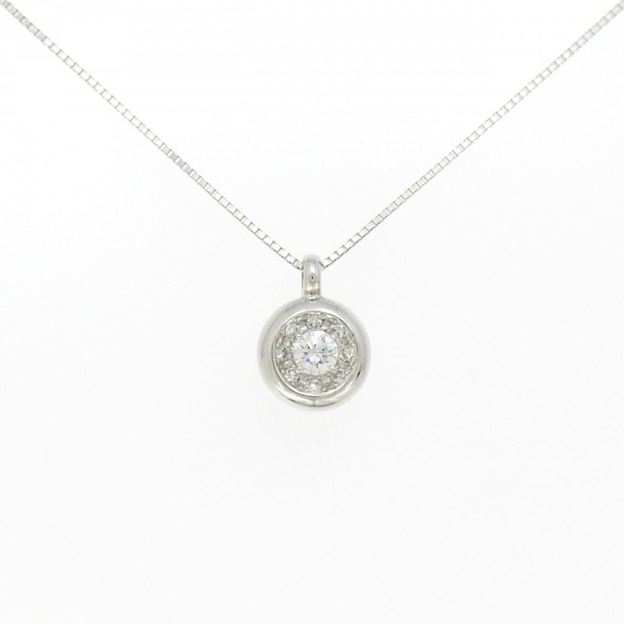 PT900/PT850 ダイヤモンド ネックレス 0.25CT