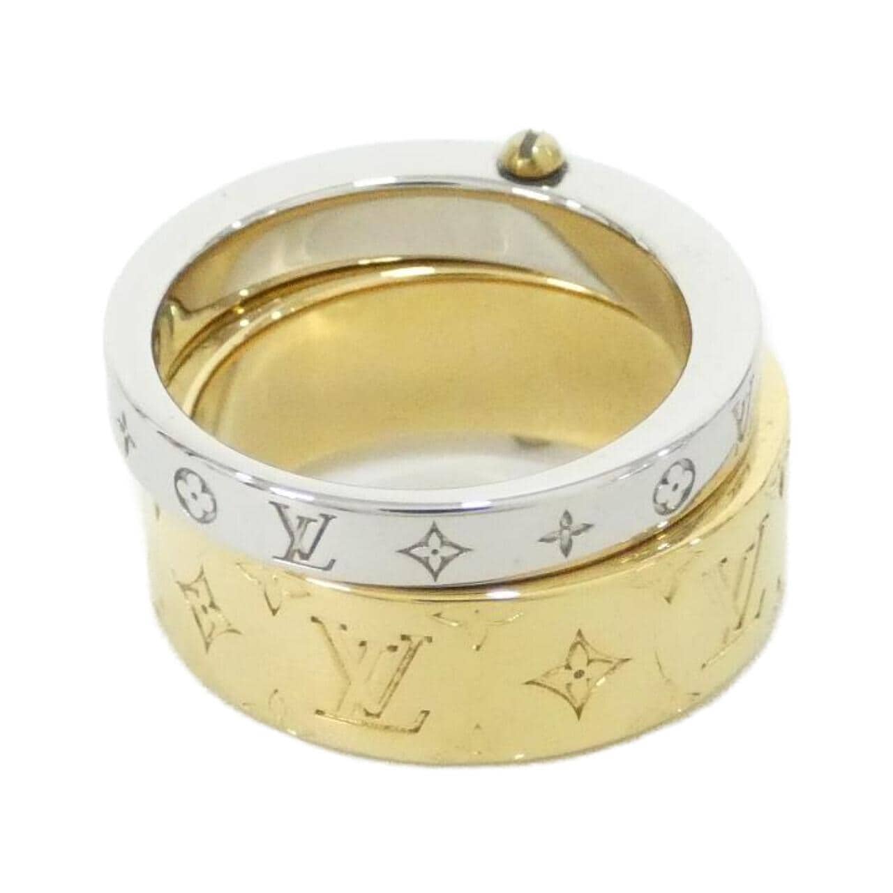 ルイヴィトン リング ダブル ナノグラム S M1092S リング
