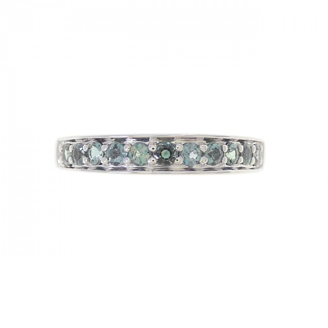K18WG アレキサンドライト リング 0.43CT
