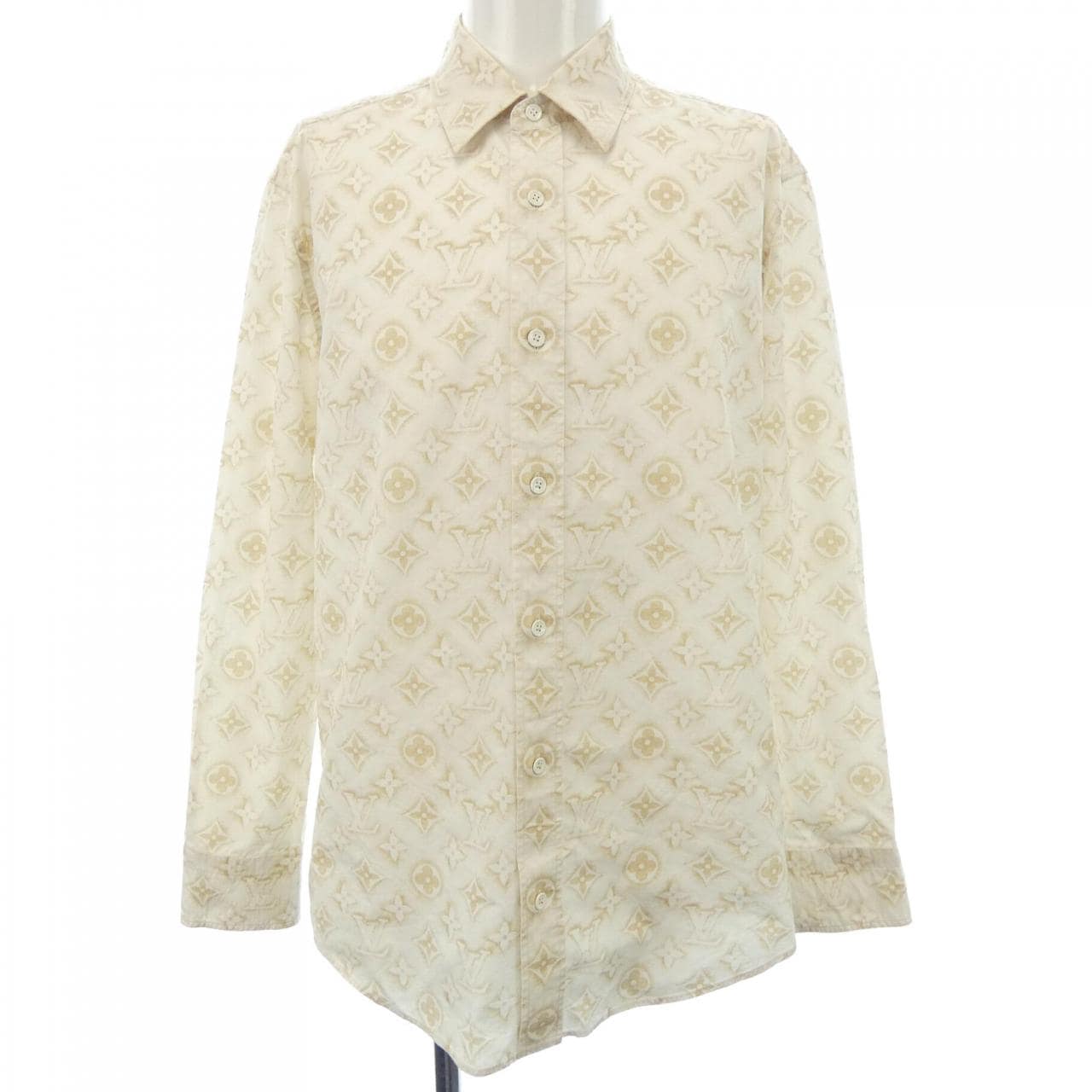 ルイヴィトン LOUIS VUITTON モノグラムロングスリーブコットンシャツ HPS33WZR6 シャツ