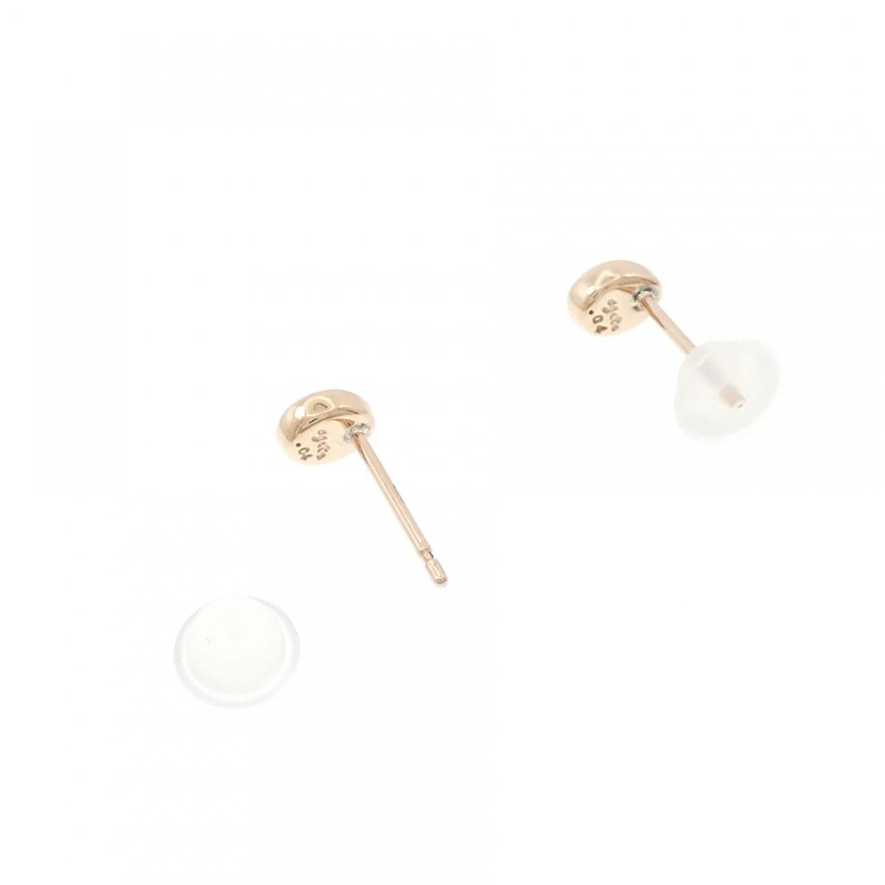 アガット ダイヤモンド ピアス 0.08CT