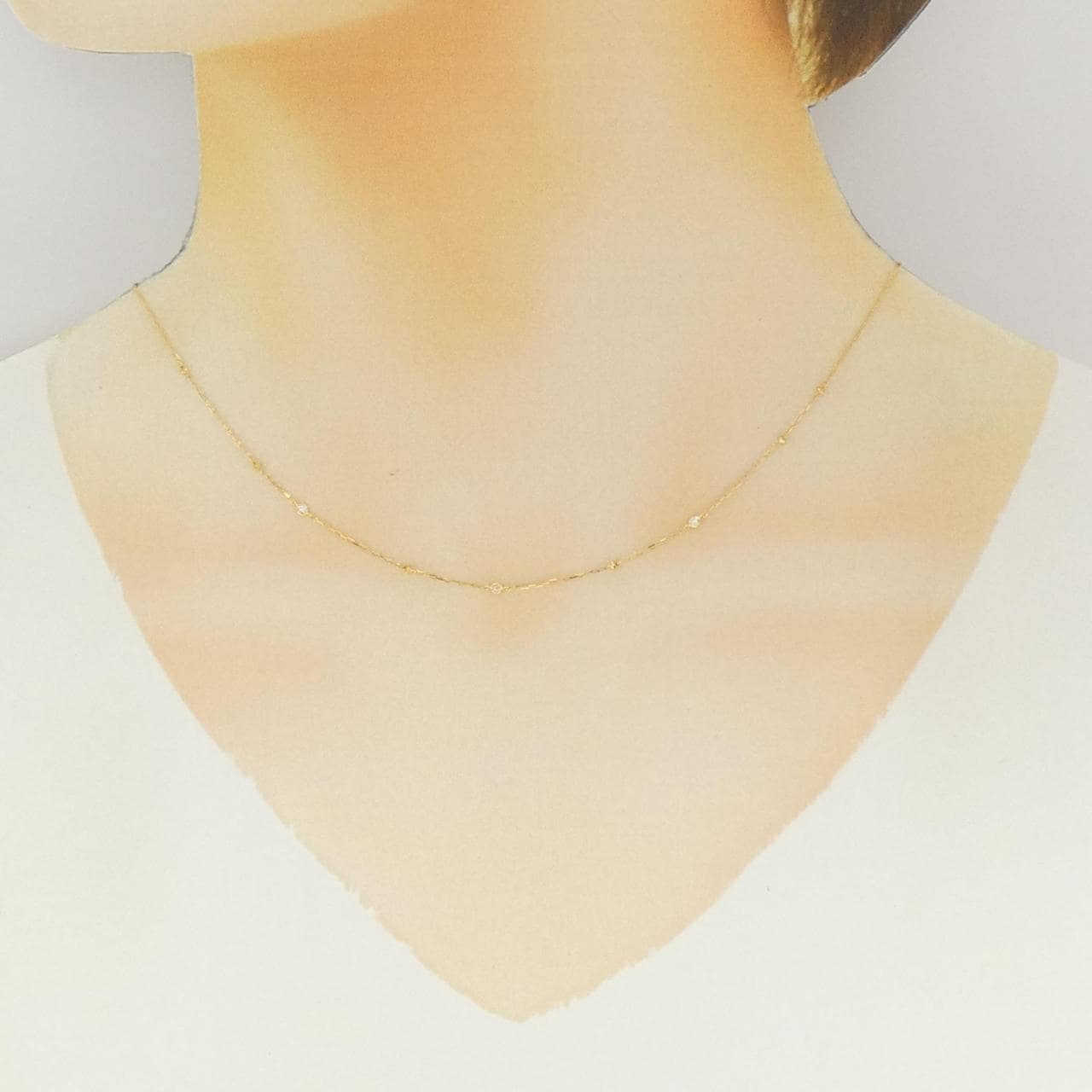 アーカー コロネット ネックレス 0.02CT