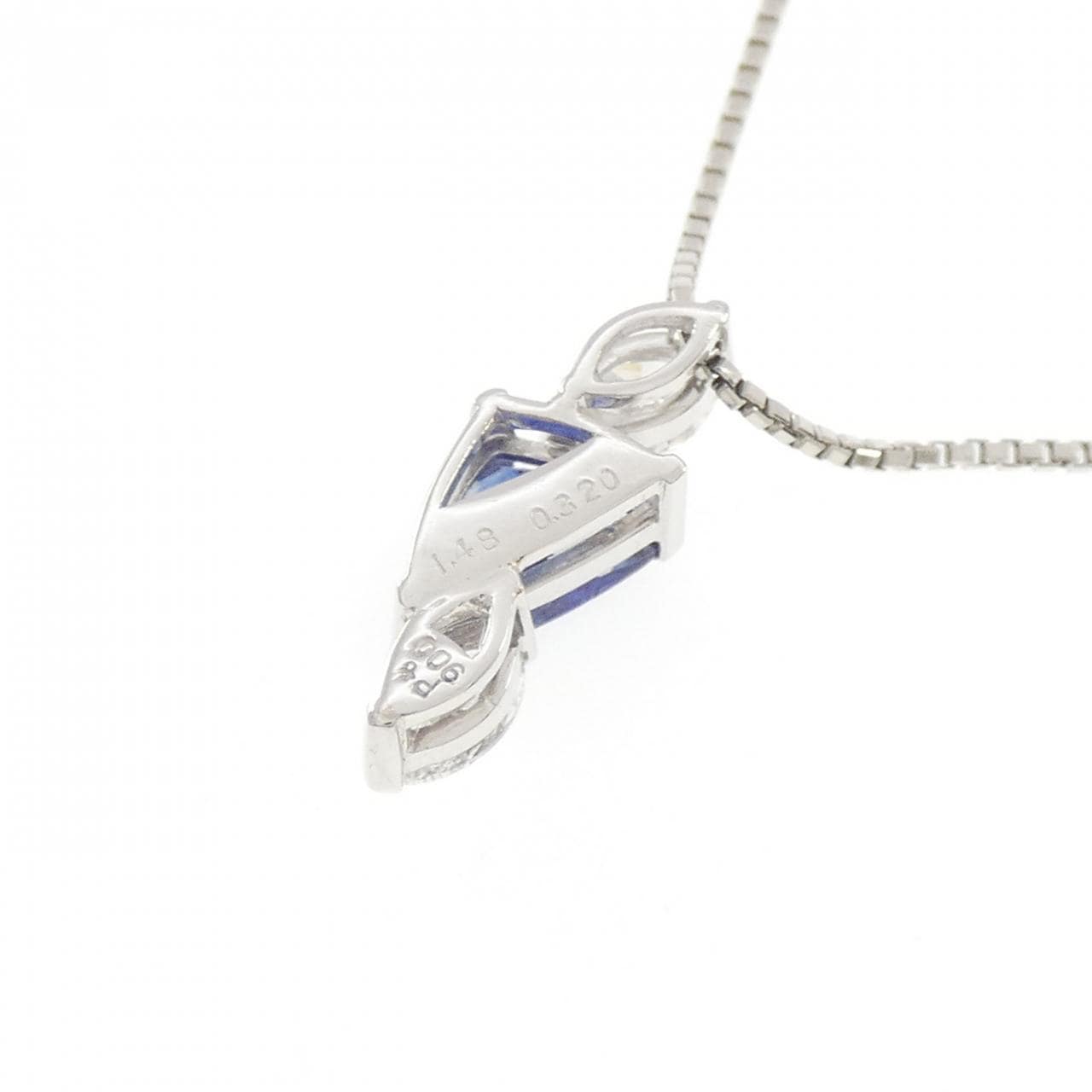 PT900/PT850 サファイヤ ネックレス 1.48CT