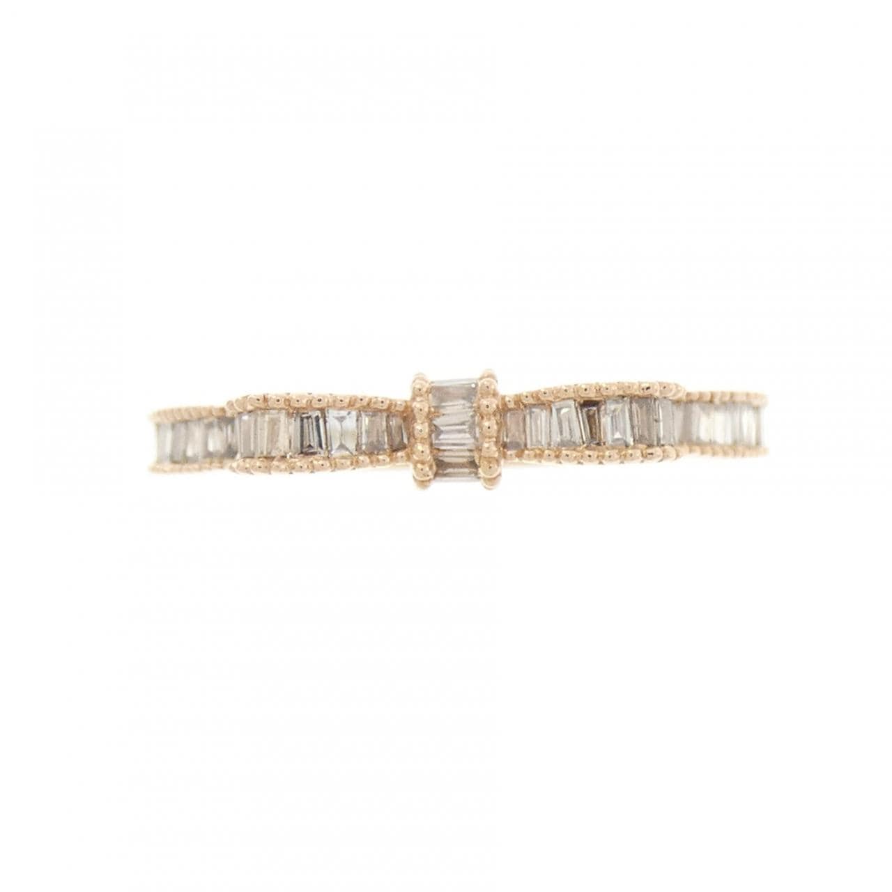 ジーエスティービー リボン ダイヤモンド リング 0.30CT