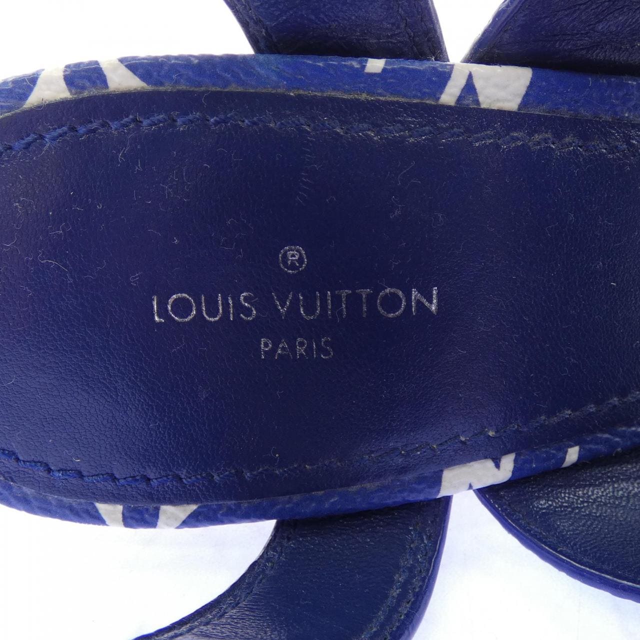ルイヴィトン LOUIS VUITTON パテントモノグラムキャンパス LVエスカル スターボードライン サンダル