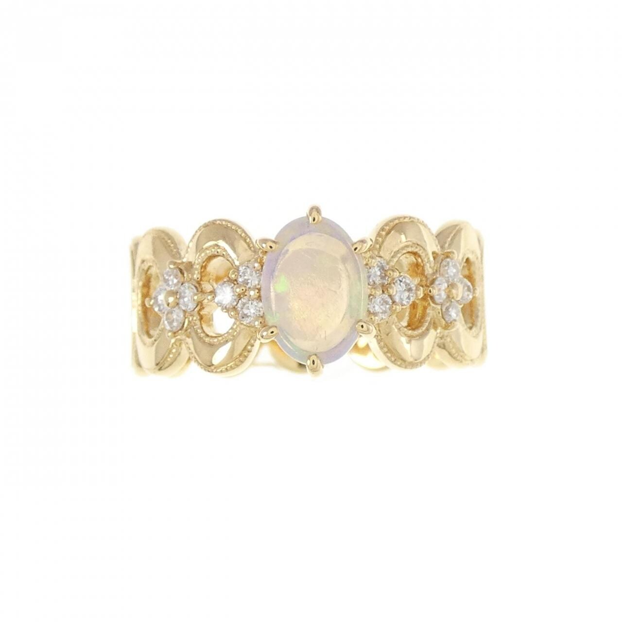 K18YG OPAL ring