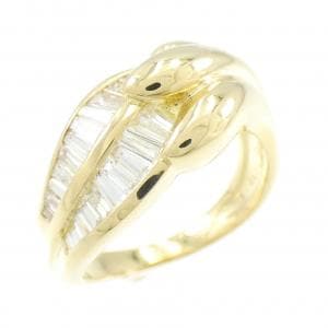 750YG ダイヤモンド リング 0.77CT