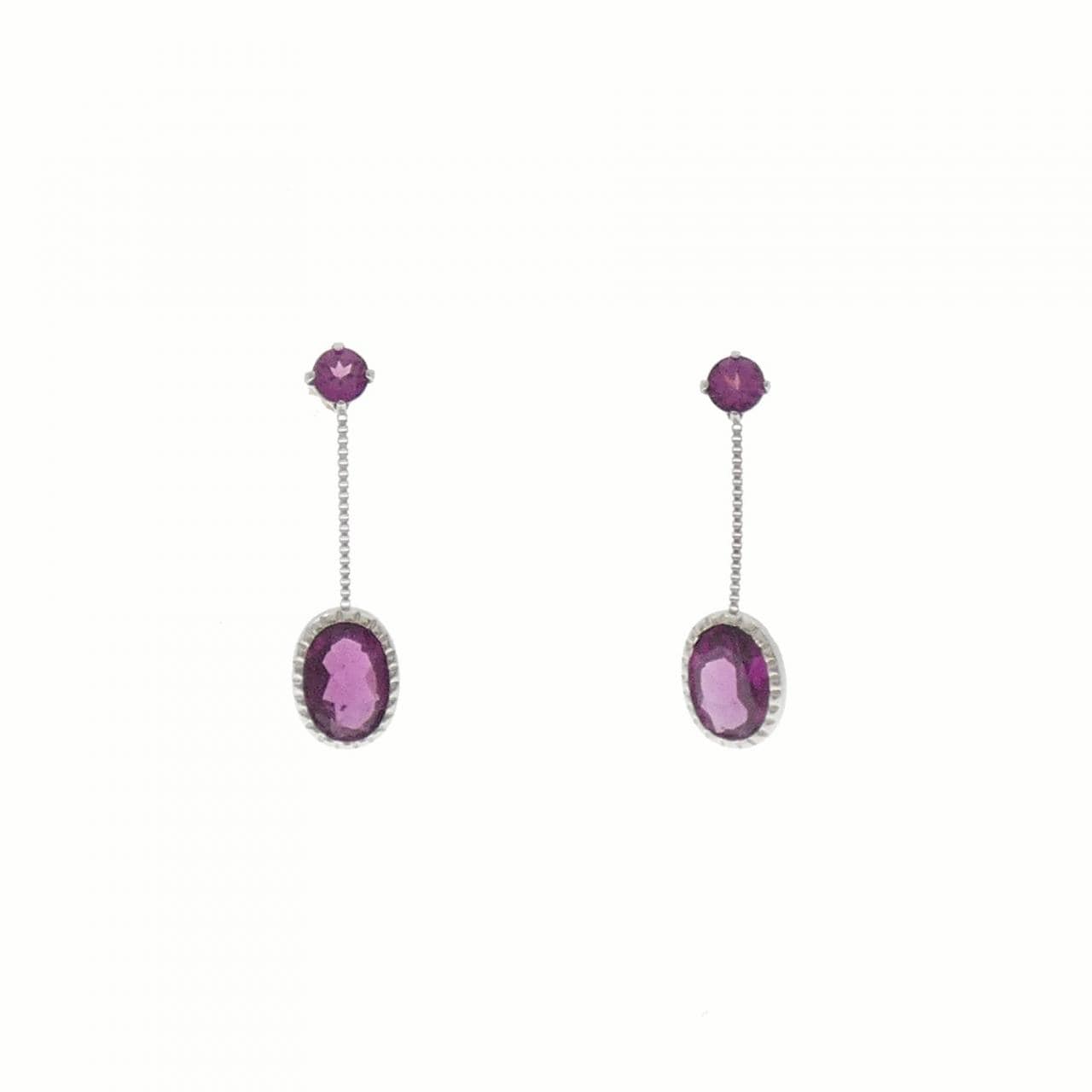 【新品】PT ガーネット ピアス