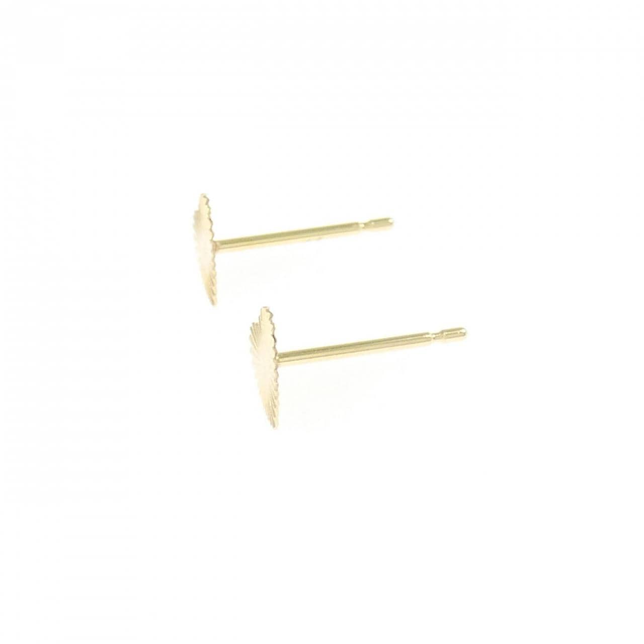 [BRAND NEW] K18YG heart earrings