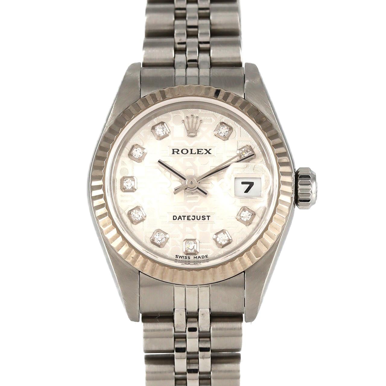 ロレックス デイトジャスト 79174G SSxWG 自動巻 F番