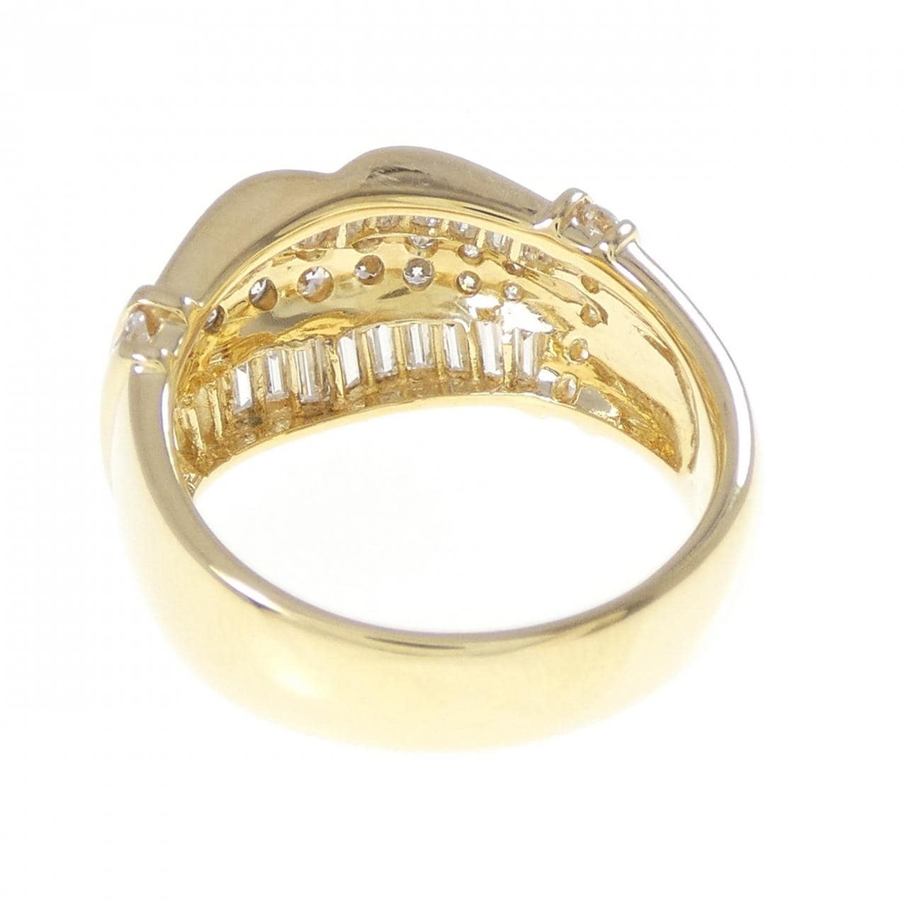 K18YG ダイヤモンド リング 1.94CT