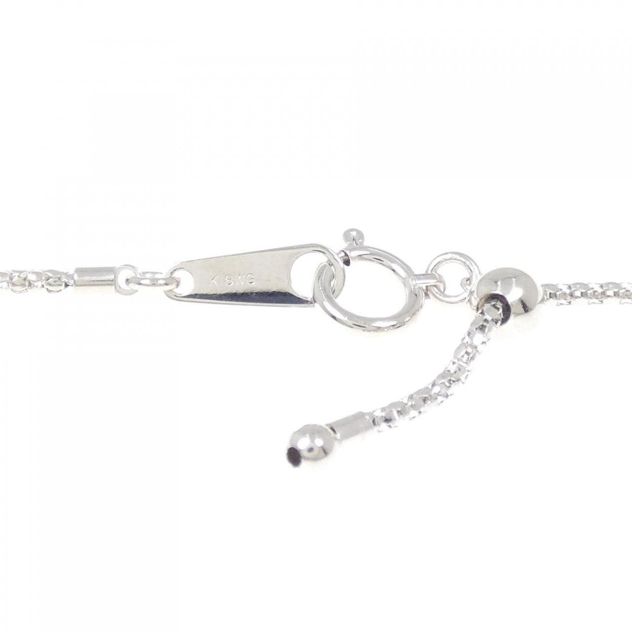 K18WG ダイヤモンド ネックレス 0.602CT