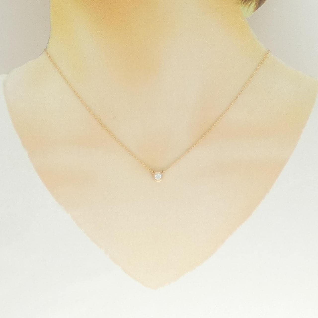 ティファニー バイザヤード ネックレス 0.14CT