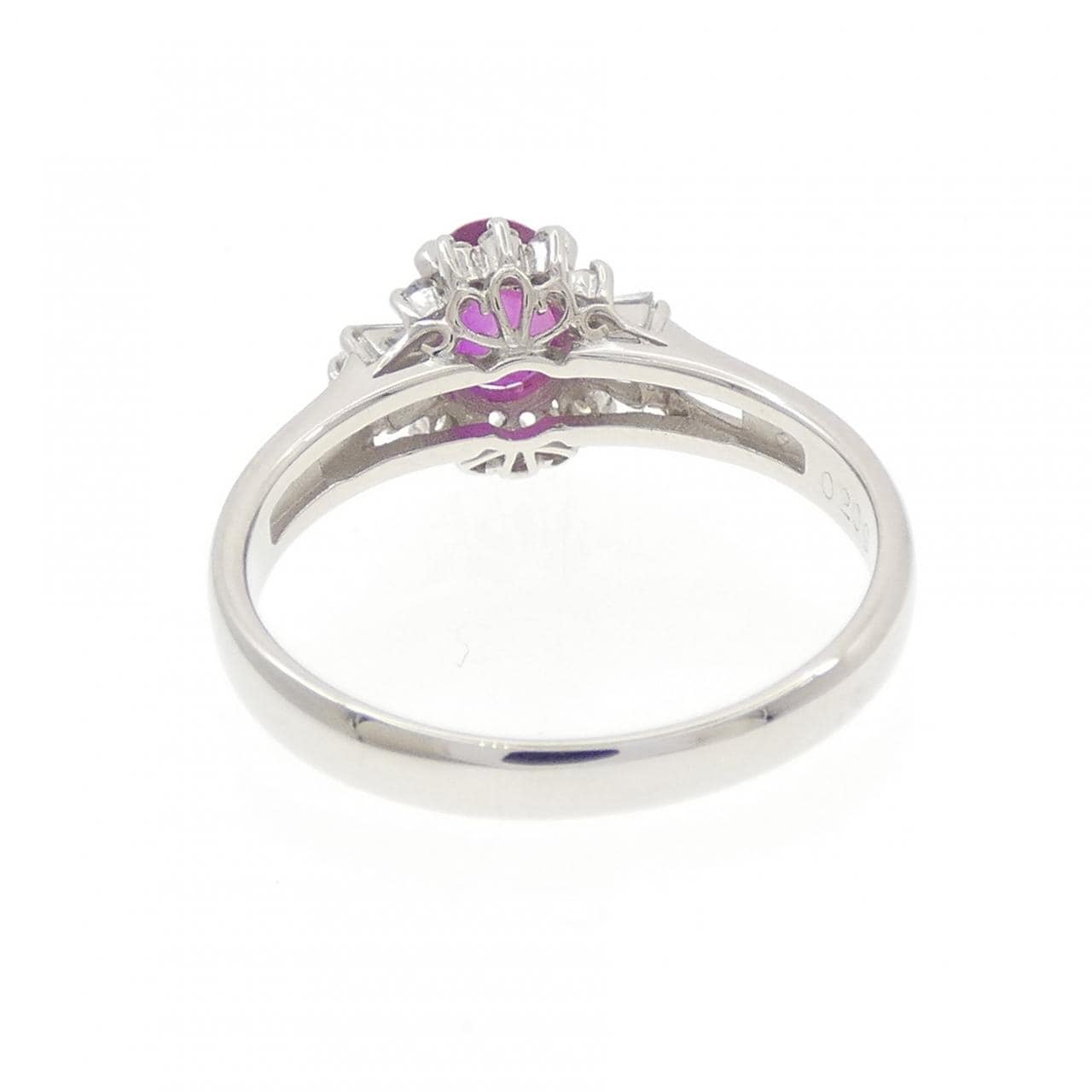 PT900 ルビー リング 0.88CT