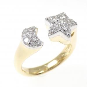 ポンテヴェキオ スター×ムーン ダイヤモンドリング 0.23CT