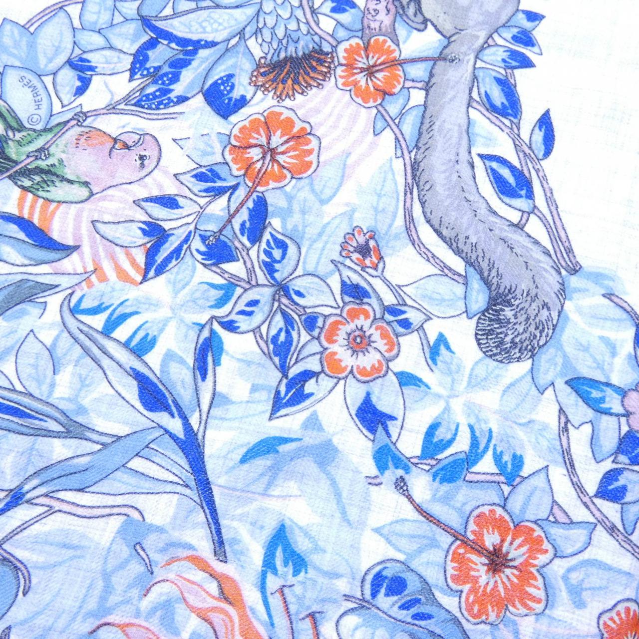エルメス HERMES JUNGLE LOVE H361876S トライアングルジェアン ショール