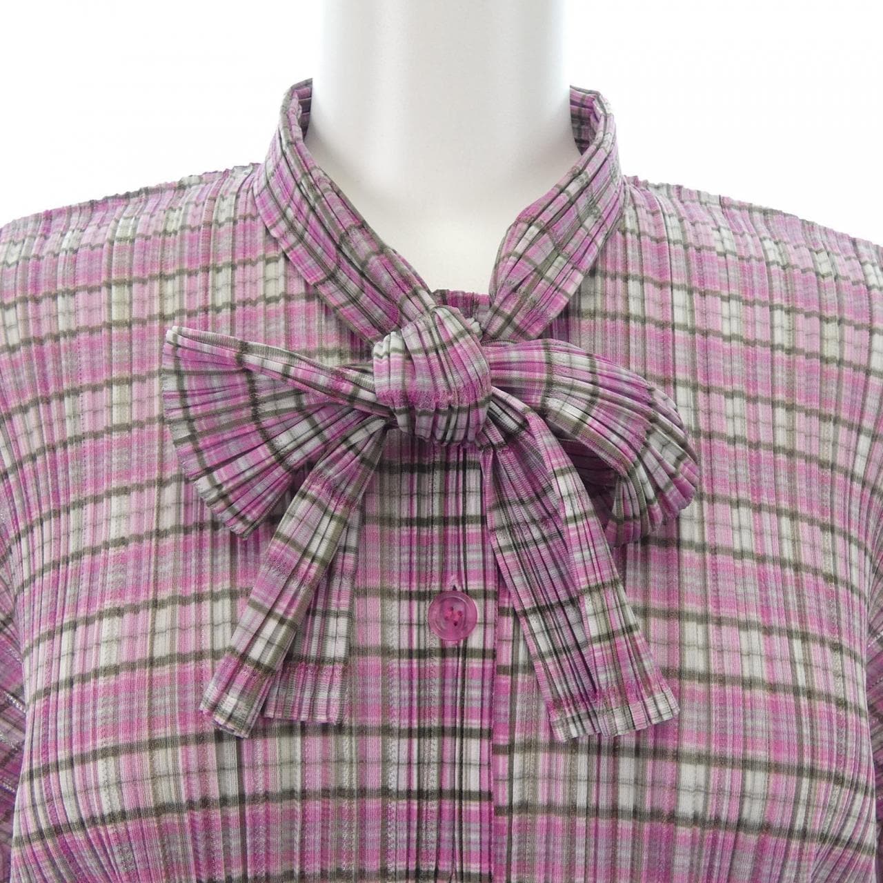 【ヴィンテージ】プリーツプリーズ PLEATS PLEASE 2005 チェック PP51-JJ653 7560036 シャツ