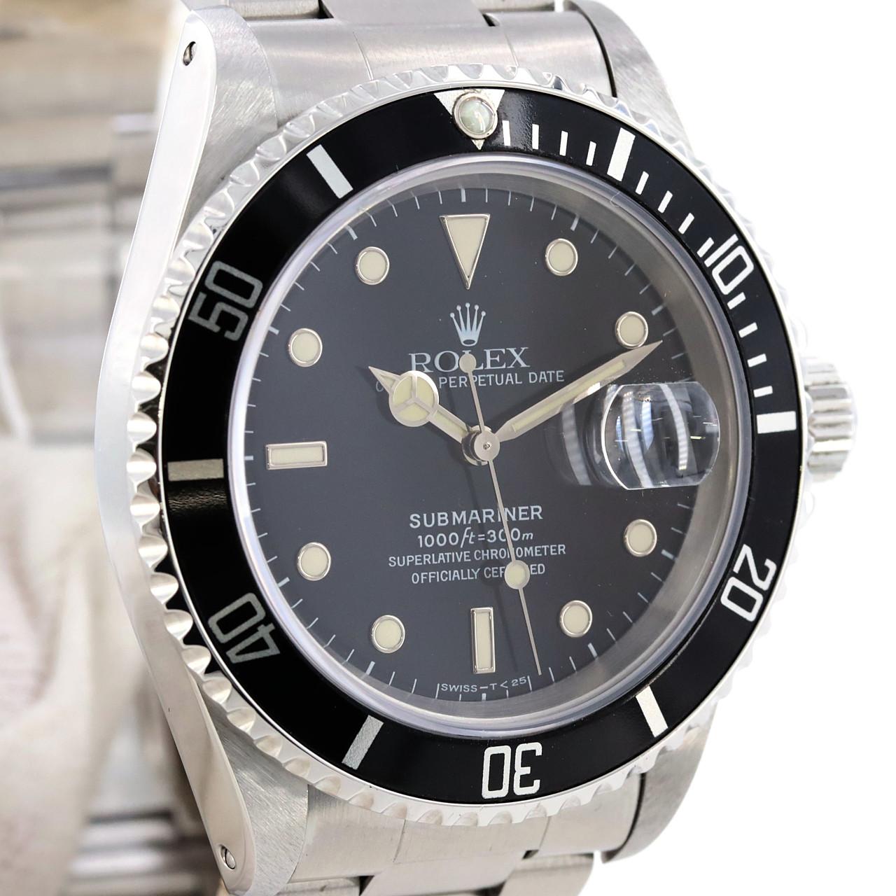 ROLEX Submariner Date 16610. SS自動上弦U 號