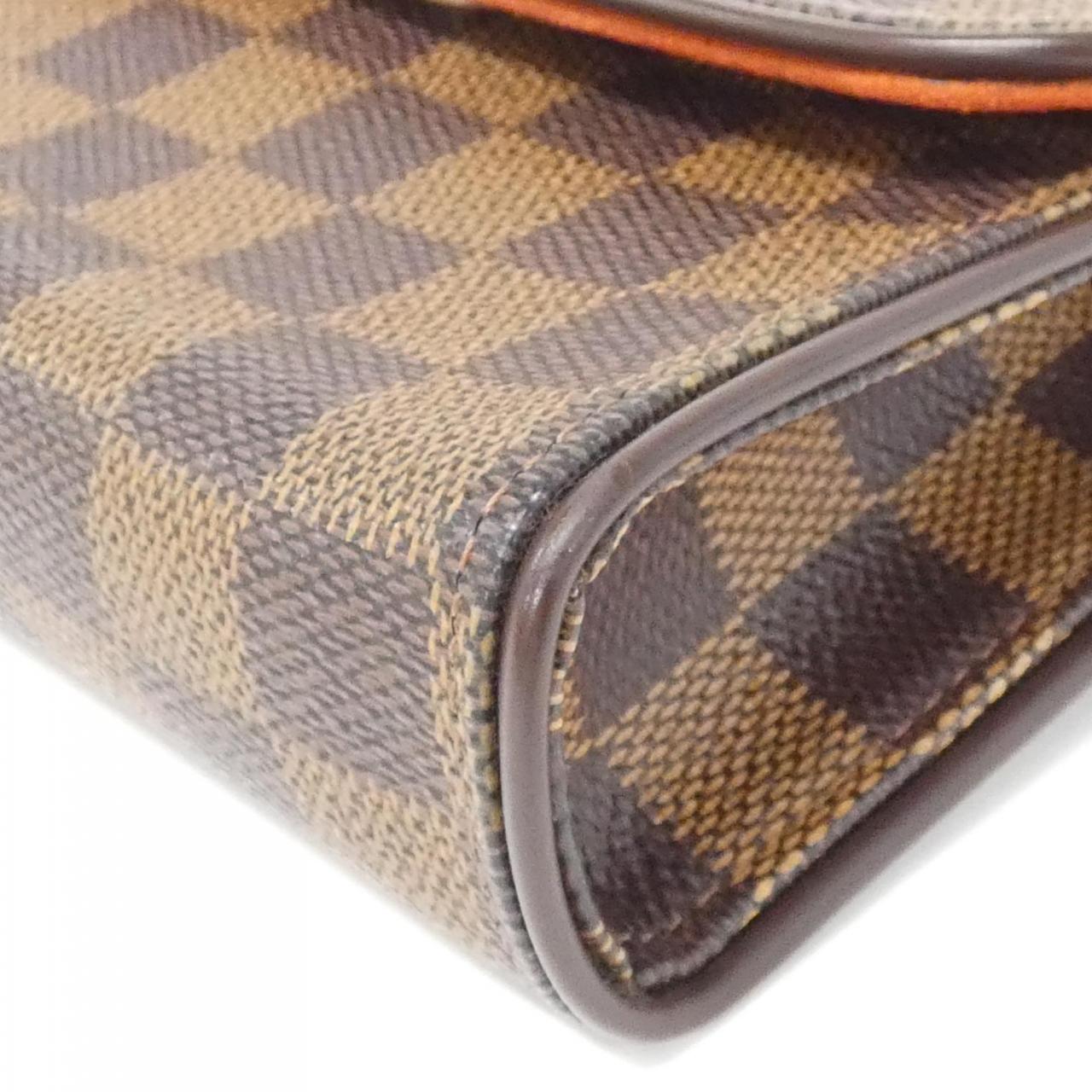 LOUIS VUITTON Damier Pochette Florentine XS N51857+M68214 Waist Bag