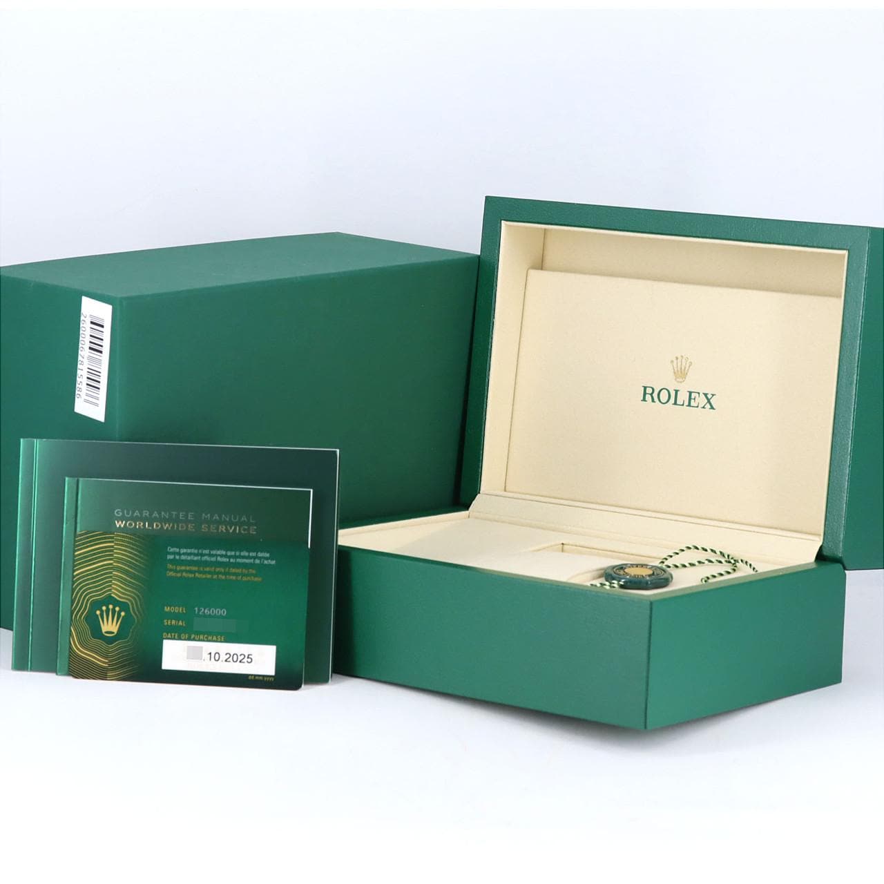 ロレックス オイスターパーペチュアル 126000 SS 自動巻 ランダム番