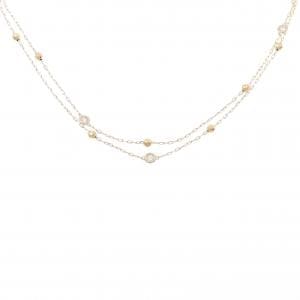 K18PG ダイヤモンド ネックレス 0.30CT