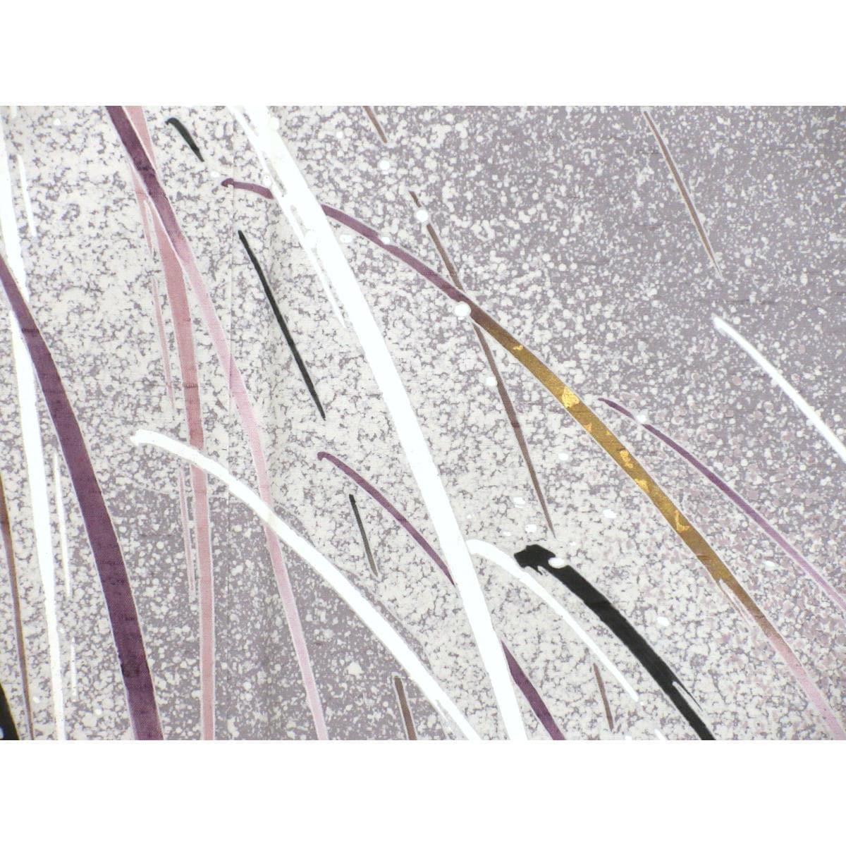 訪問着【牛首紬】