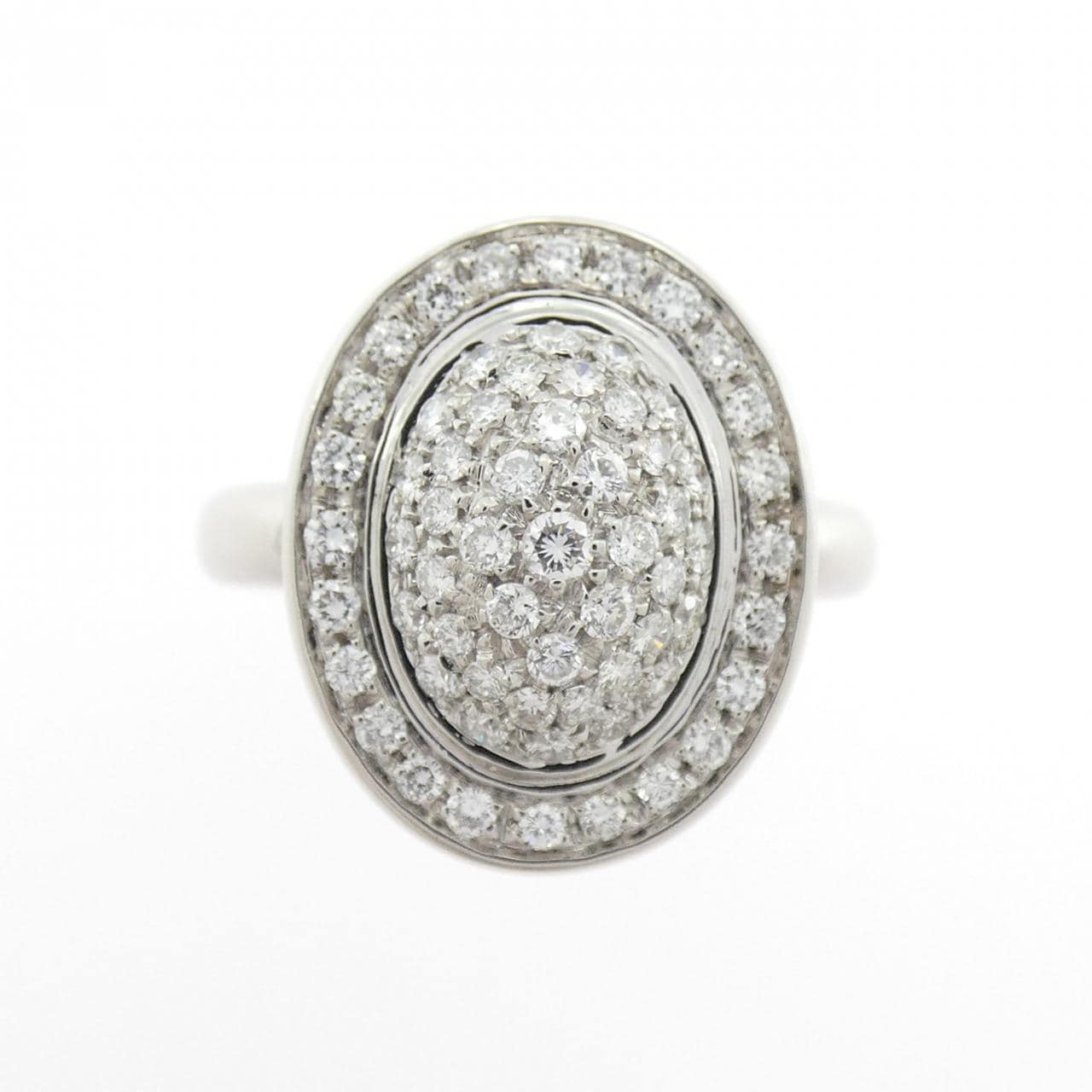 K18WG ダイヤモンド リング