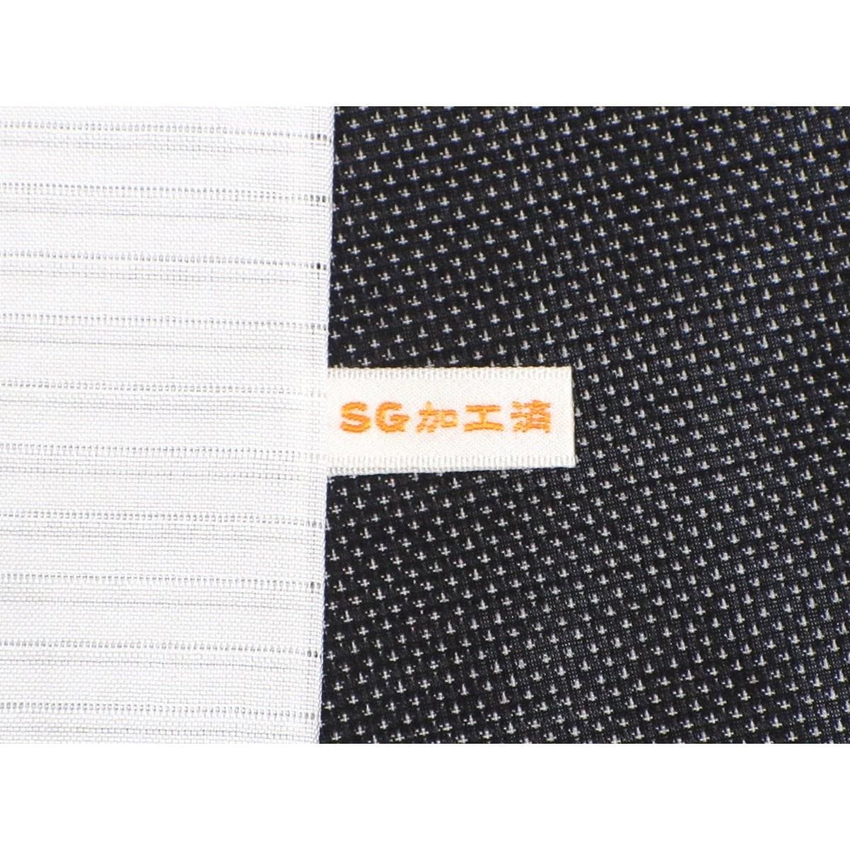 【未使用品】単衣　【本場夏大島紬】証紙付　蚊絣