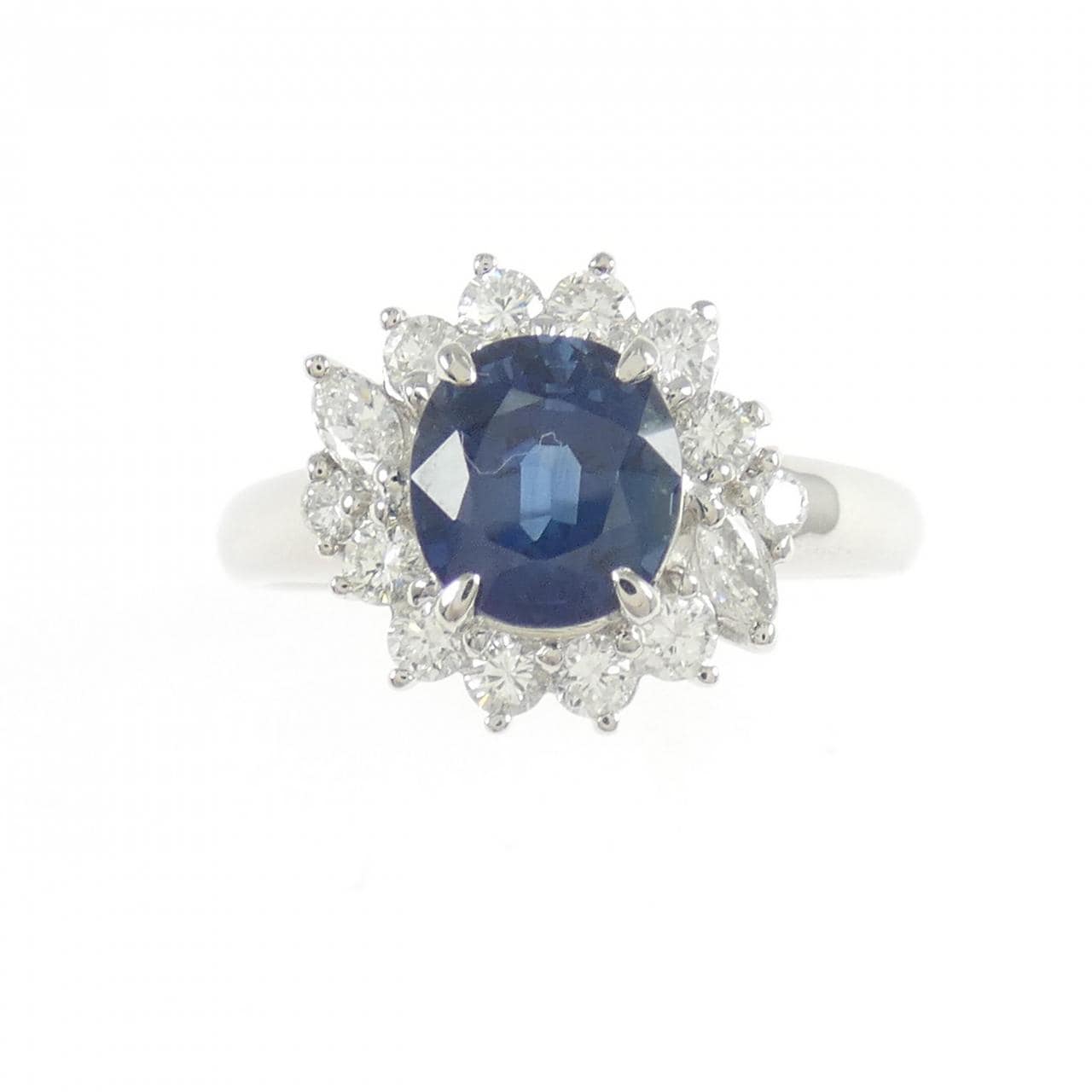 PT900 サファイヤ リング 2.08CT