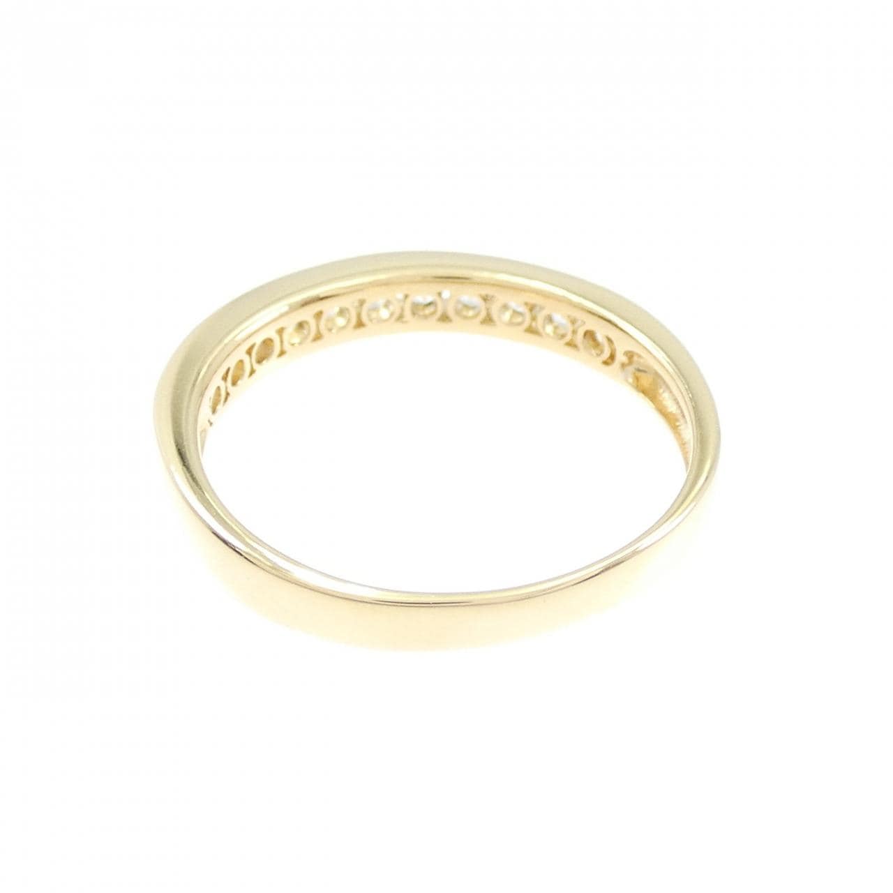 K18YG ホワイトサファイヤ リング