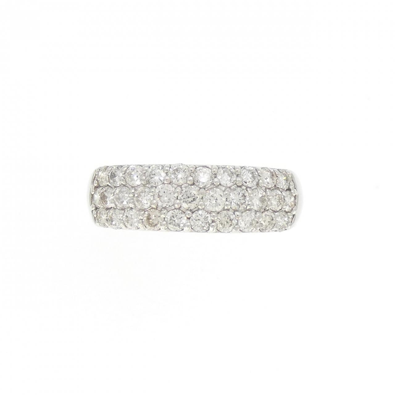 PT900 パヴェ ダイヤモンド リング 1.00CT