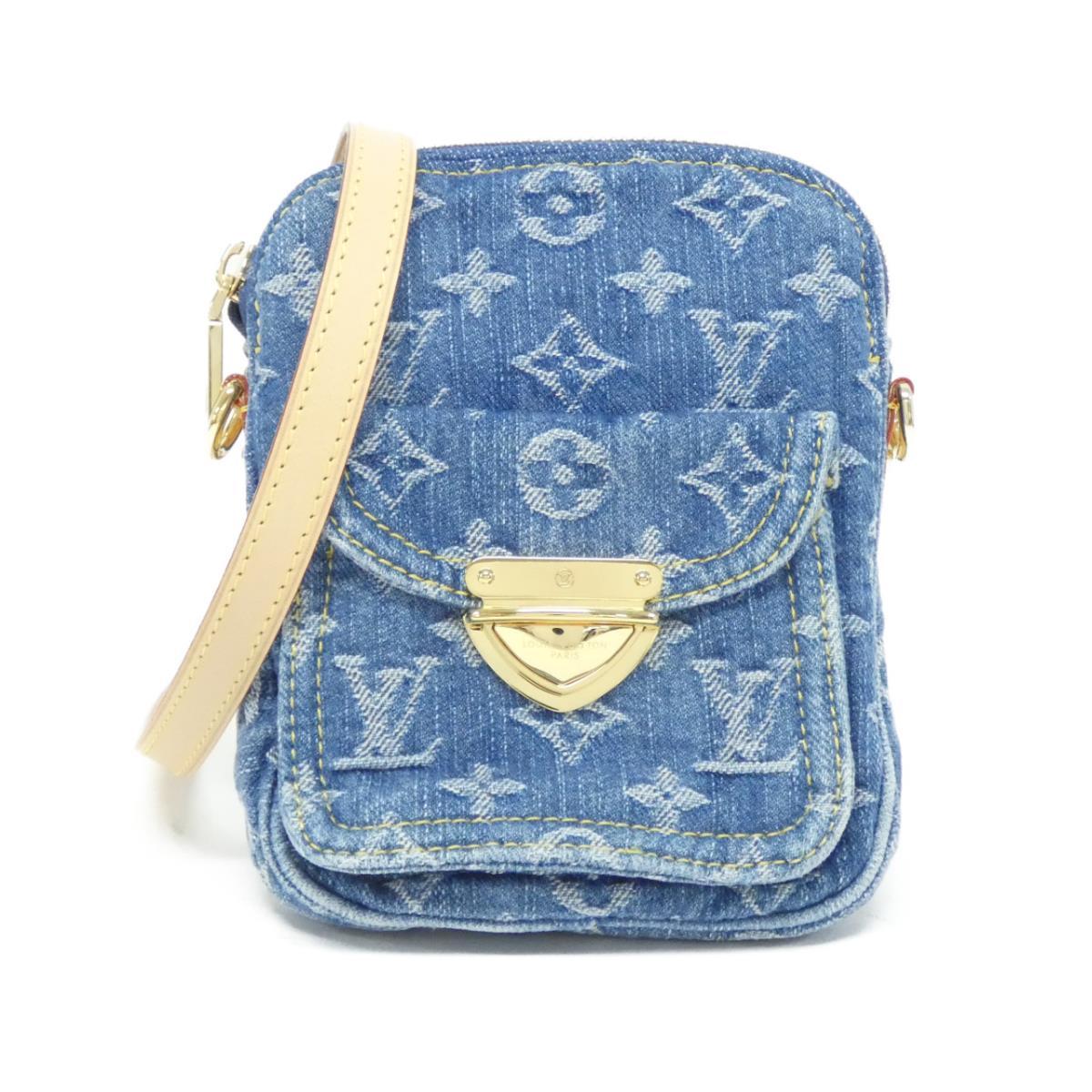 [未使用品] LOUIS VUITTON LV Remix (Monogram Denim) Pochette Fairfax M82948 包