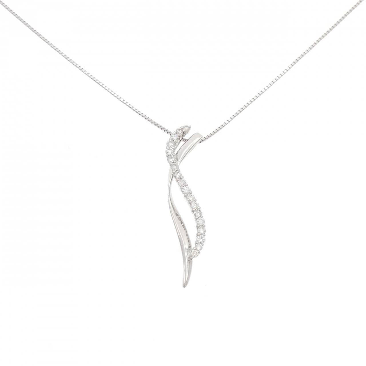 PT900/PT850 ダイヤモンド ネックレス 0.30CT