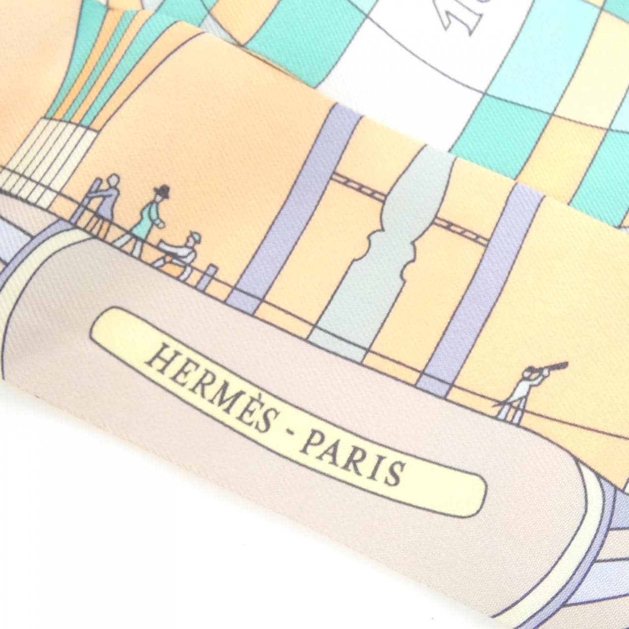 エルメス LES FOLIES DU CIEL ツイリー 061722S スカーフ