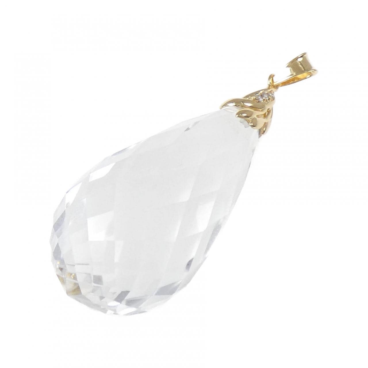 K18YG クオーツ ペンダント