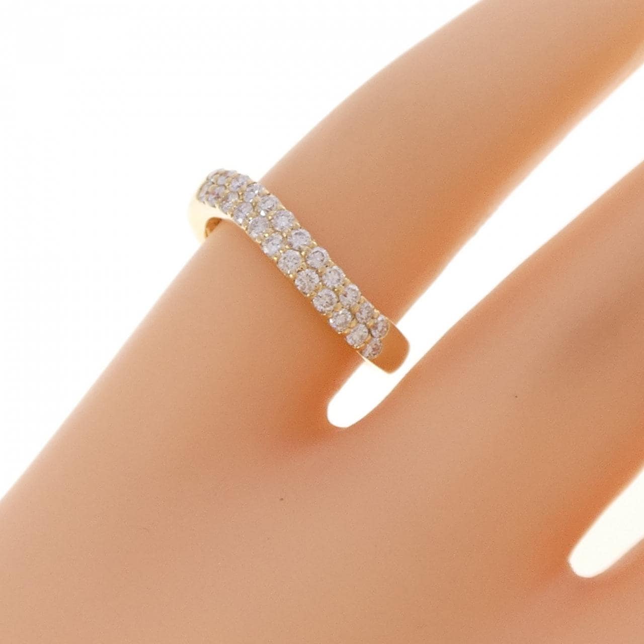 K18YG ダイヤモンド リング 0.28CT