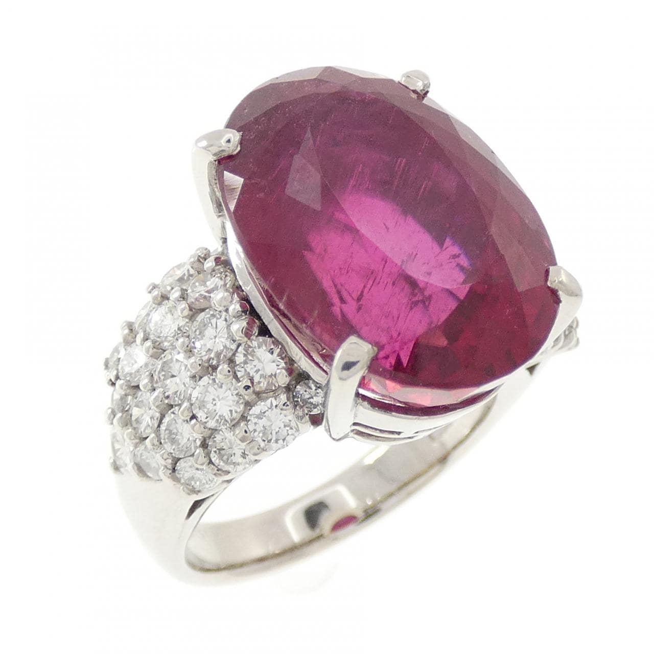 PT900 ルベライトトルマリン リング 13.519CT