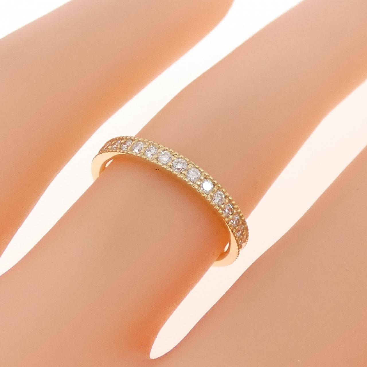 K18YG ダイヤモンド リング 0.18CT