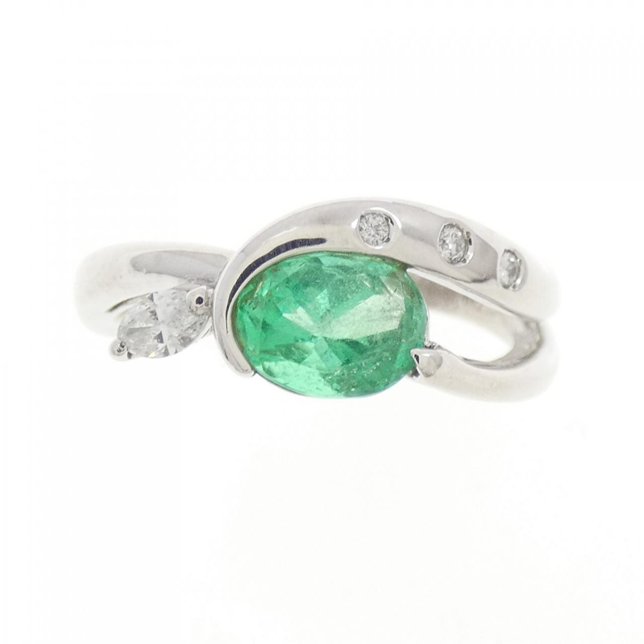 PT900 Emerald Ring 0.79CT