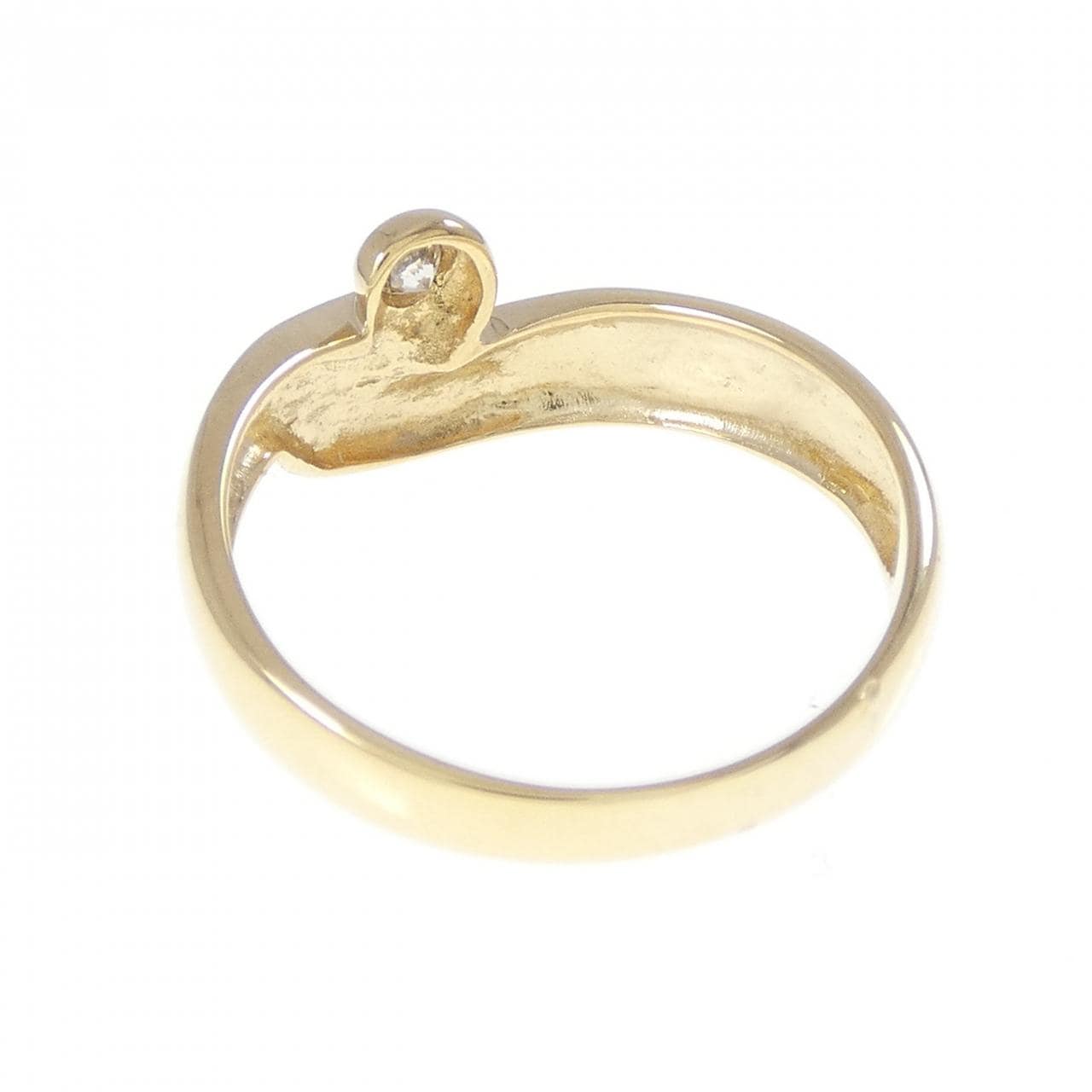 K18YG ダイヤモンド リング 0.04CT