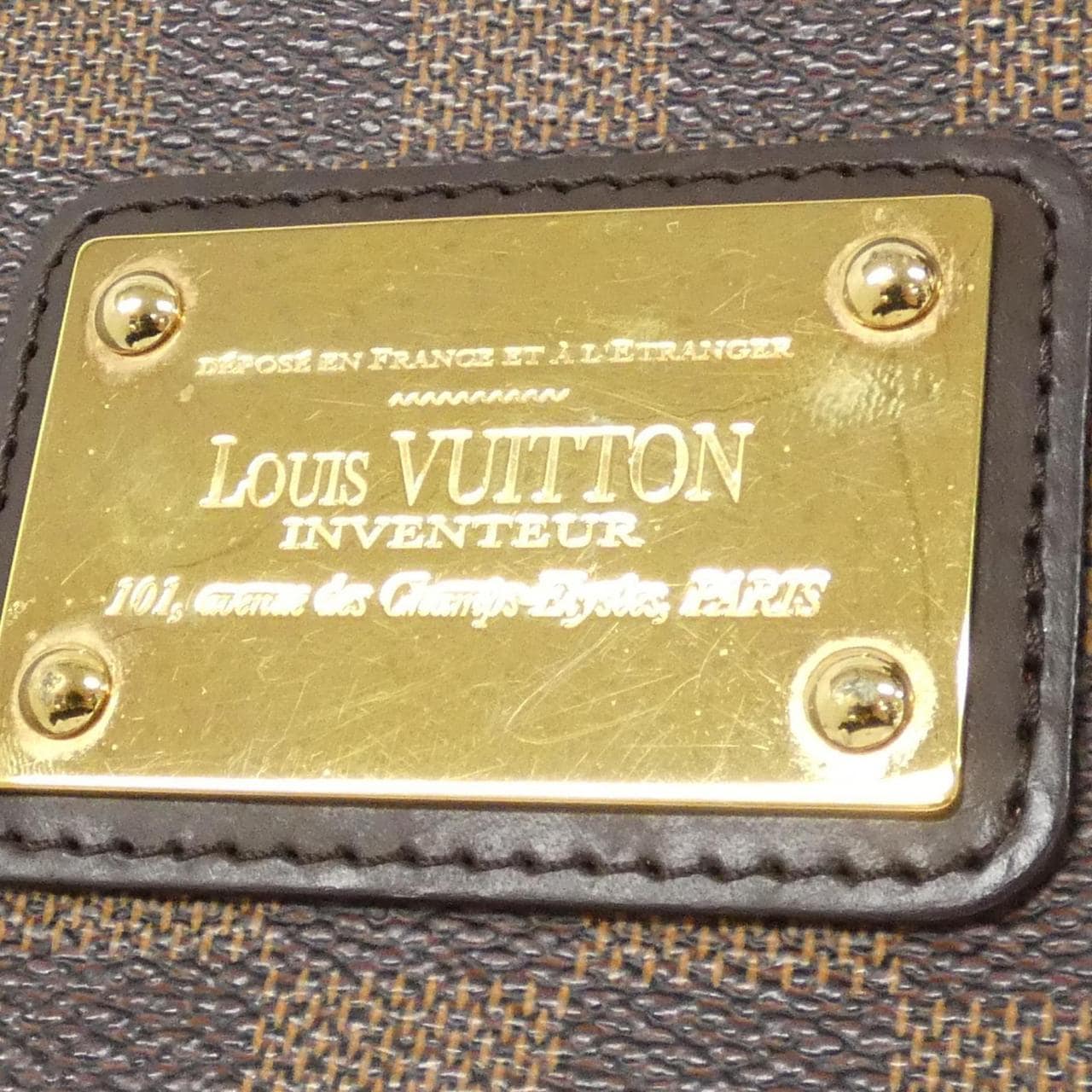 ルイヴィトン ダミエ エヴァ N55213 ショルダーバッグ