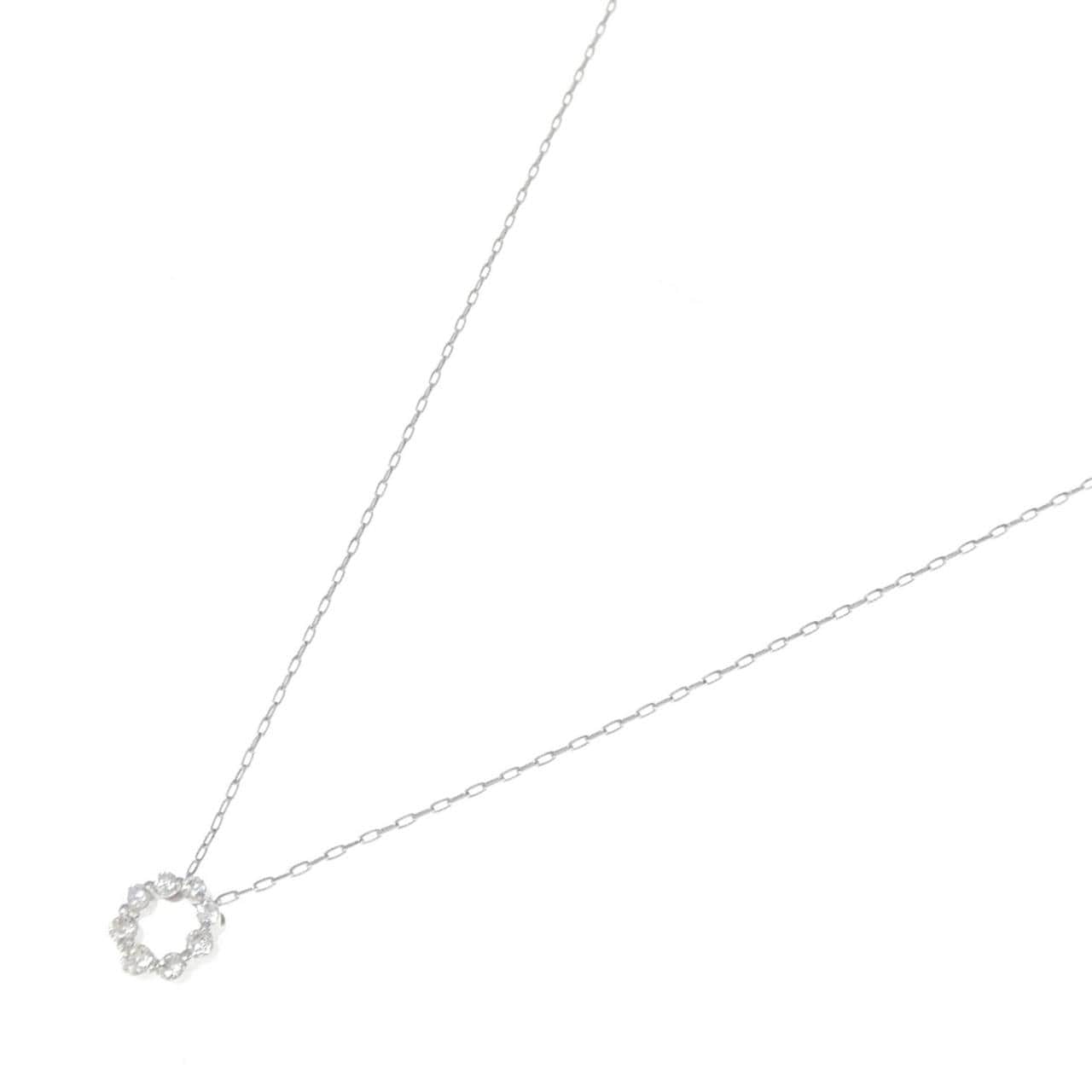 [BRAND NEW] PT Diamond Necklace 0.10CT